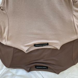 Two naked wardrobe bodysuits